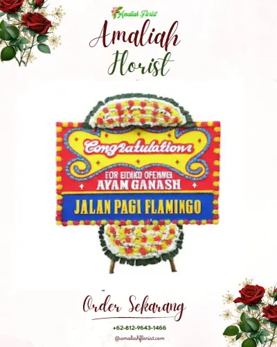 Bunga Papan Congratulation di Pakurejo